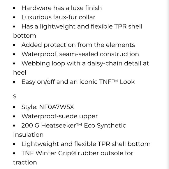 North Face Youth Shallista V Lace Up Waterproof Boots - Picture 7 of 7